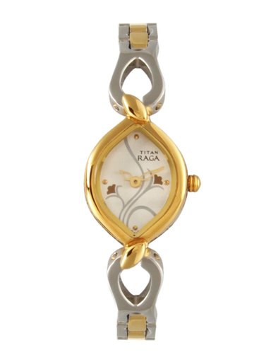 Titan Women Silver Dial Watch