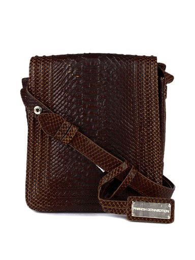French Connection Women Brown Sling Bag