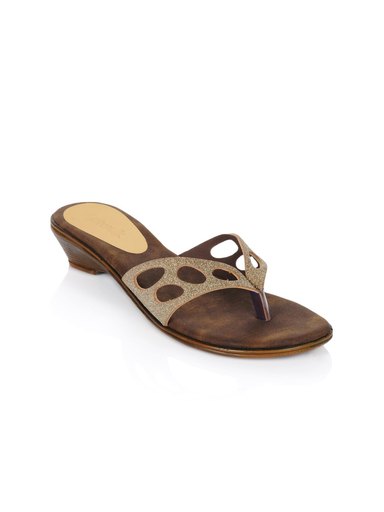 Catwalk Women Gold Sandals