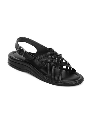 Coolers Men Black Sandals