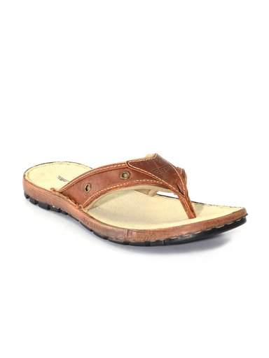 Red Tape Men's Casual Brown Flip Flop