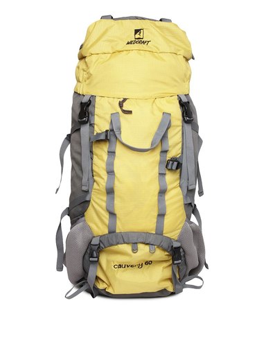 Wildcraft Unisex Yellow & Grey Rucksack