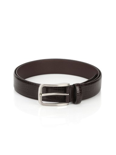 Wills Lifestyle Men Leather Brown Belt