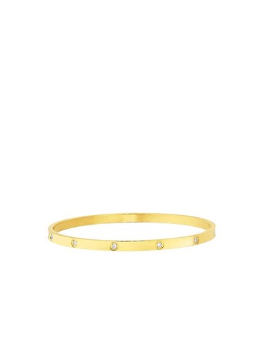 Revv Men Golden Steel Bangle