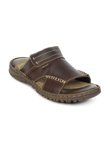 Red Tape Men Brown Sandals