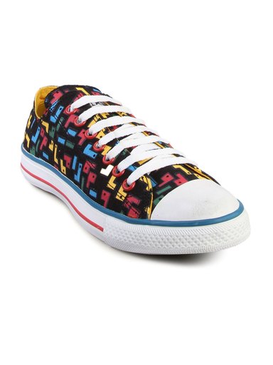 Converse Men's Chuck Taylor Digital Print Ox Black Canvas Shoe