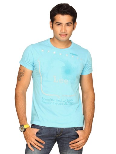 Lee Men's Medal Blue Lapis T-shirt