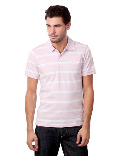 Free Authority Men Pink T-shirt