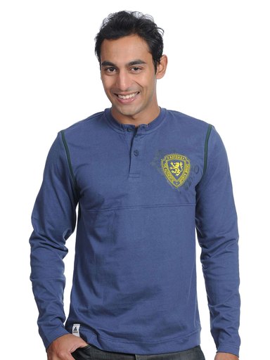ADIDAS Mens Full Navy Blue T-shirt