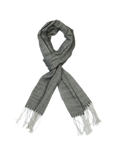 Lino Perros Men Grey Striped Scarf