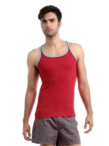 Chromozome Men Red Innerwear Vest