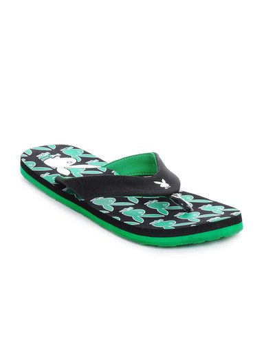 Playboy Men Black Casual Flip Flops
