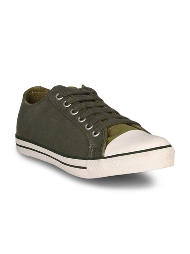 ADIDAS Khaki Color Canvas Shoe