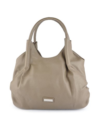 United Colors of Benetton Women Solid Brown Handbags