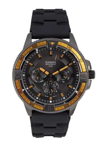 CASIO ENTICER Men Black Dial Watch A513 MTD-1068B-1A2VDF