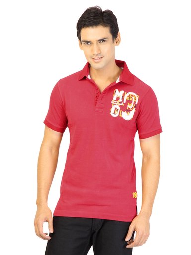 Lee Men Red Polo Tshirts