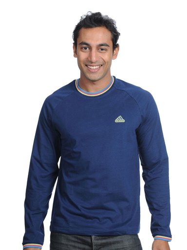 ADIDAS Mens Classic Dark Indigo T-shirt