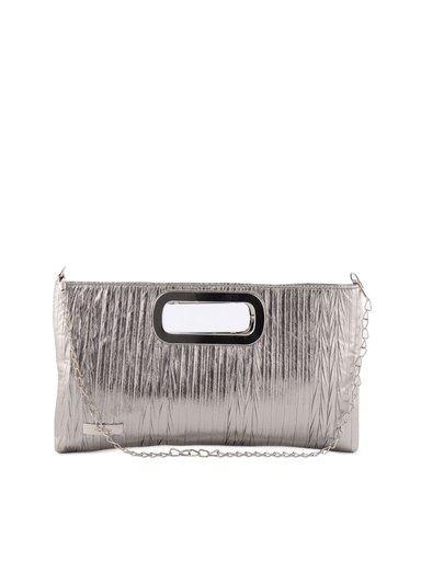 Murcia Women Casual Silver Clutches