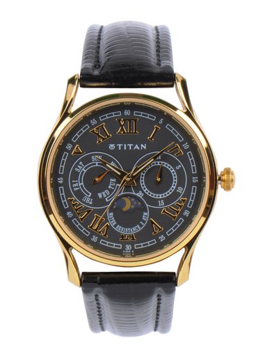 Titan Men Chronograph Black Dial Watch