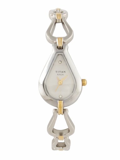 Titan Women White Dial Watch