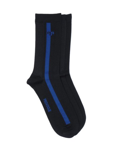 Provogue Men Black Pack of 3 Socks