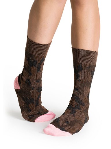 Happy Socks Unisex Brown Socks