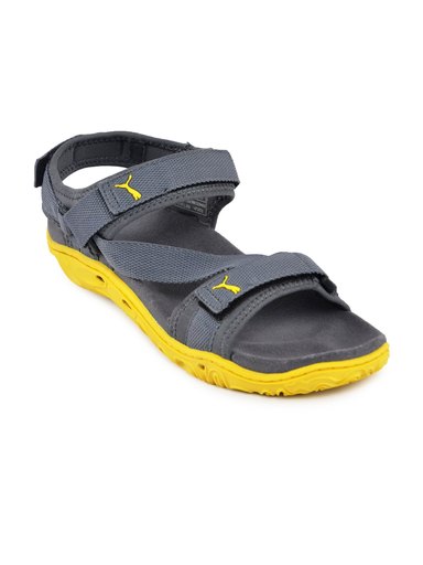 Puma Unisex K9 Grey Yellow Floater