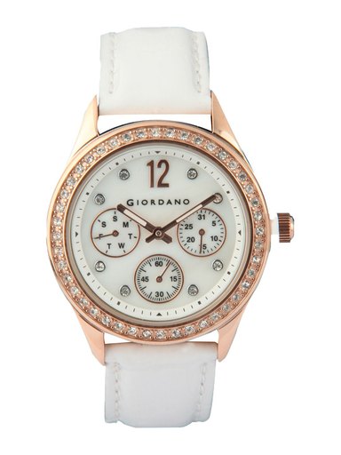 Giordano Women White Chronograph Watch
