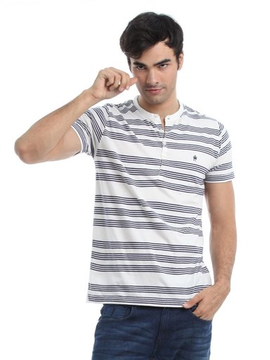 French Connection Men Off White T-shirt