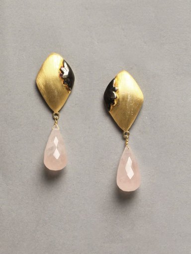 Rreverie Women Silver Earrings