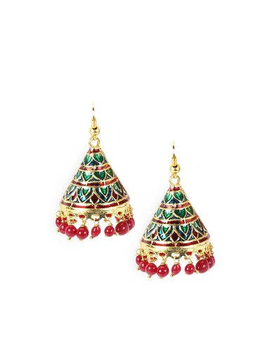 Adrika Green Earrings