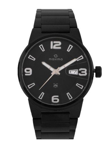 Maxima Men Black Attivo Watch