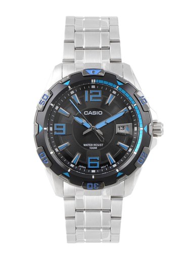CASIO ENTICER Men Black Dial Analogue Watch A499