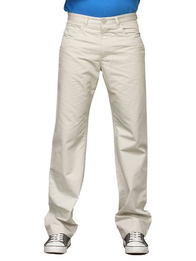 Scullers Men Scul Beige Trousers