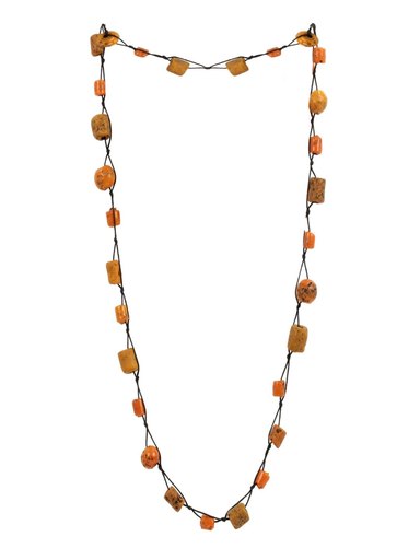 Adrika Women Orange Necklace