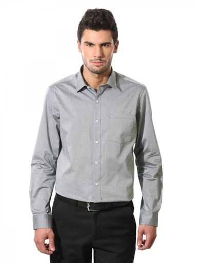 Arrow Men Grey Slim Fit Shirt