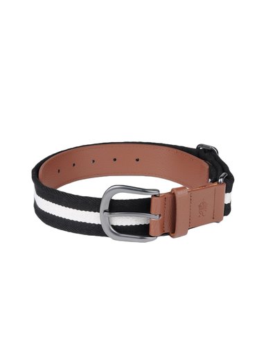 French Connection Men Black & White Belt