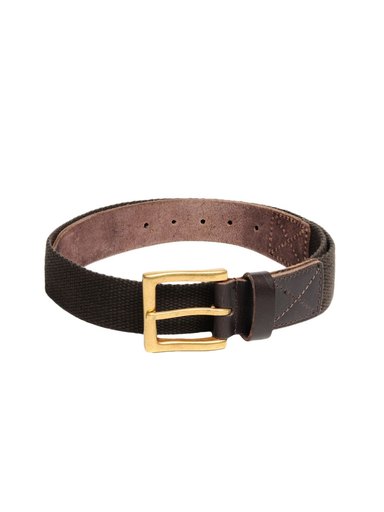 Wrangler Men Dark Olive & Brown Belt