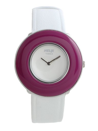 Helix Women White Dial Watch