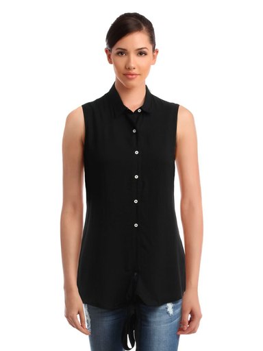 Femella Women Black Shirt