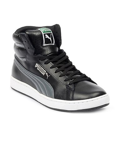 Puma Men Black RS Hi Leather Shoes
