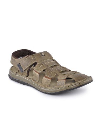 Woodland Men Khaki Casual Sandals