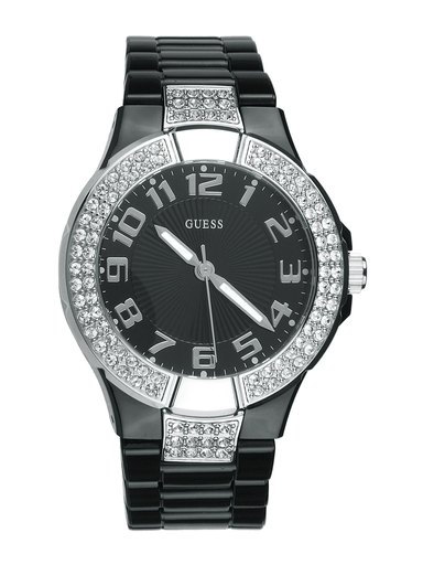 Guess Women Mini Prism Black Watch