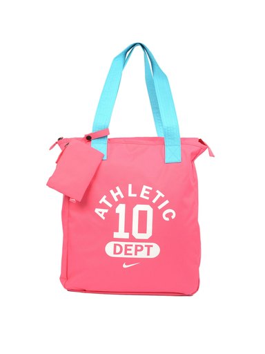 Nike Women Nike Pink-Blue tote Pink Bags