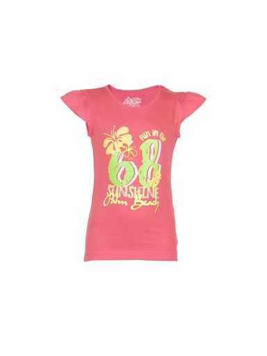 Palm Tree Girls Hs Livia Top Pink Tops