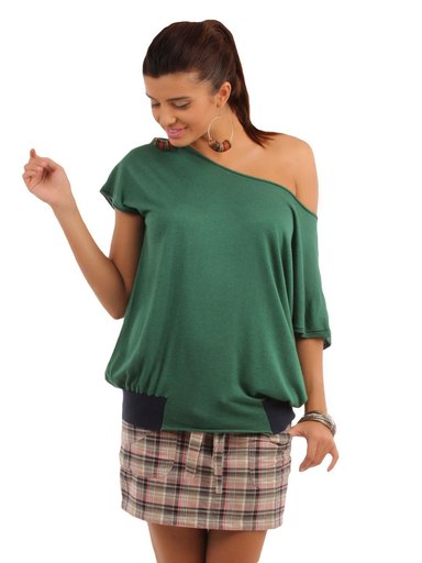 French Connection Women Green Top