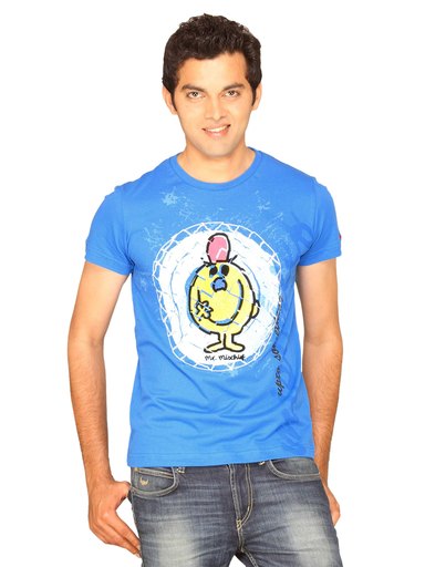 Mr.Men Men's Mischief Placid Blue T-shirt