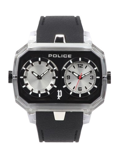 Police Men Black Dual Dial Watch PL13076JPCL-04