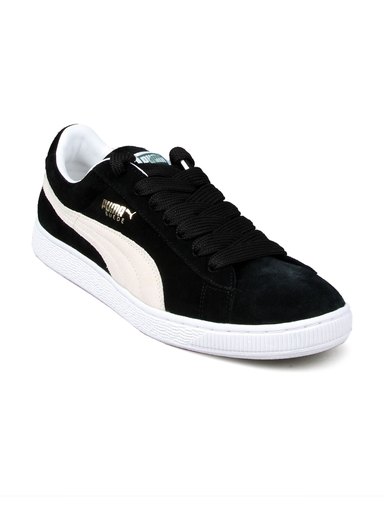 Puma Men's Suede Archive Black White Shoe