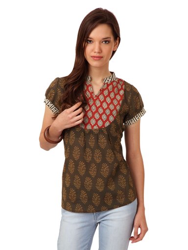 Mother Earth Women Brown Top